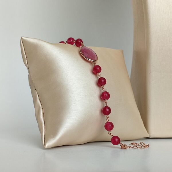 Bratara aurora din jad roz 1 Bratara aurora din jad roz 1