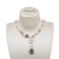 Choker jolly din perle labradorit si cuart