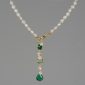 Choker jolly din perle si cuart verde 1