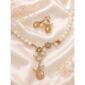 Set jolly din perle si cuart piersica