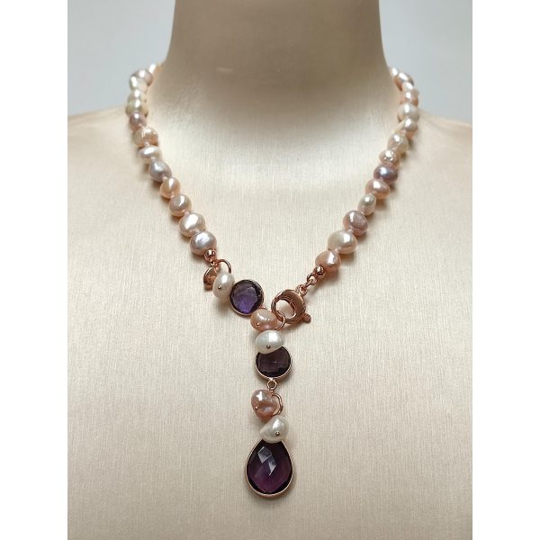 Choker jolly din perle si ametsit 3