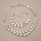 Set glow din perle de cultura albe