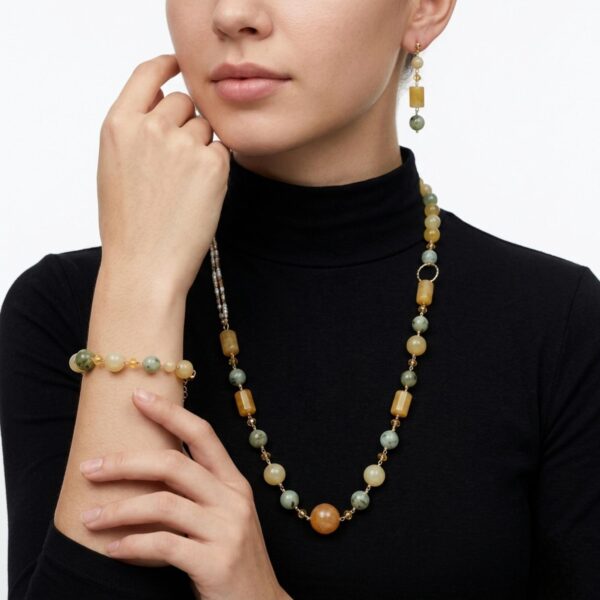 Set venera din opal agat si cuart 4 Set venera din opal agat si cuart 4