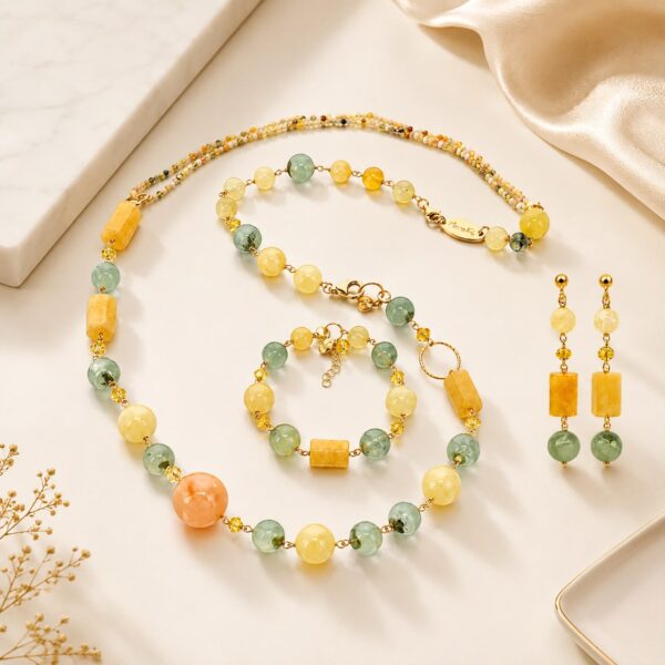 Set venera din opal agat si cuart Set venera din opal agat si cuart