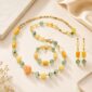 Set venera din opal agat si cuart