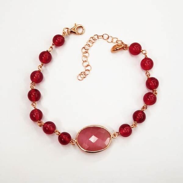 Bratara aurora din jad roz 1 Bratara aurora din jad roz 1