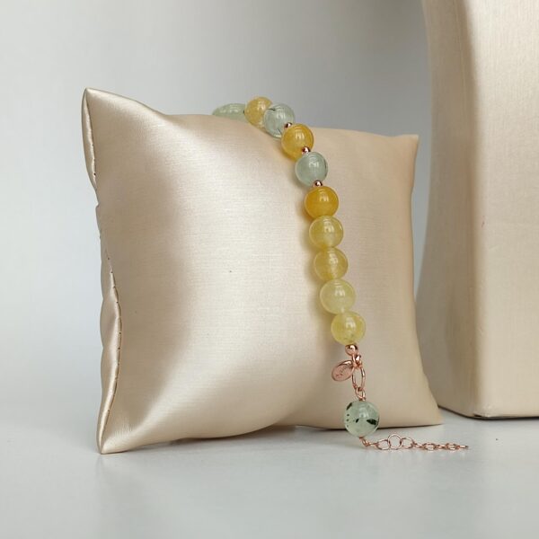 Bratara dream din agat galben si cuart Bratara dream din agat galben si cuart