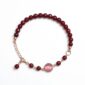 Bratara lilou din agat rubiniu si cuart 4