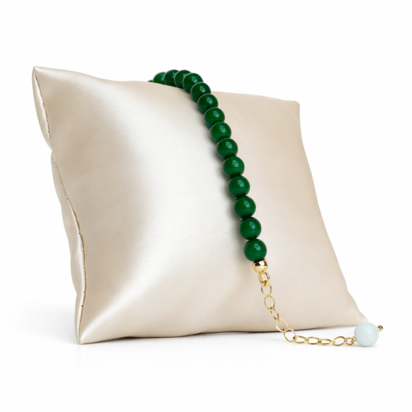 Bratara lilou din agat verde diaspor si cuart Bratara lilou din agat verde diaspor si cuart