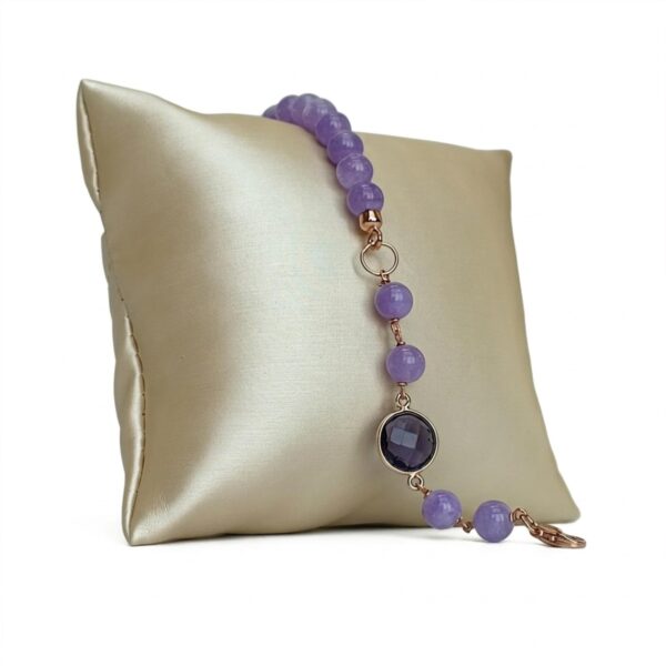 Bratara lilou din jad lavanda 5 Bratara lilou din jad lavanda 5