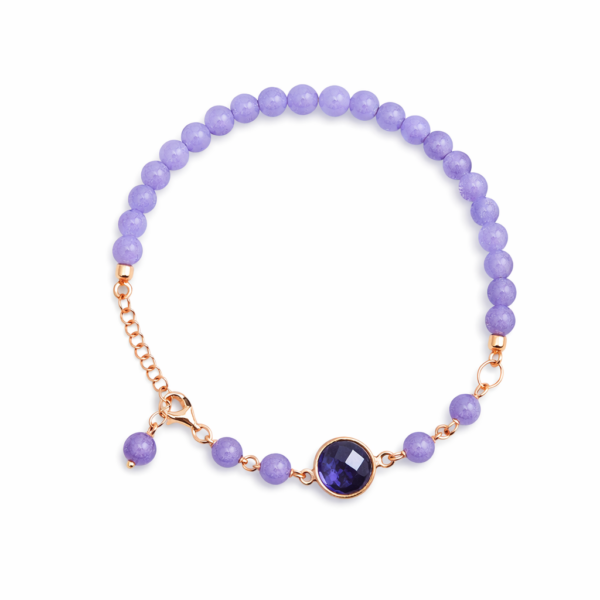 Bratara lilou din jad lavanda Bratara lilou din jad lavanda
