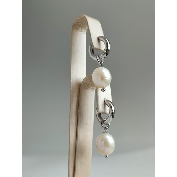 Cercei irida din perle de cultura albe 1 Cercei irida din perle de cultura albe 1