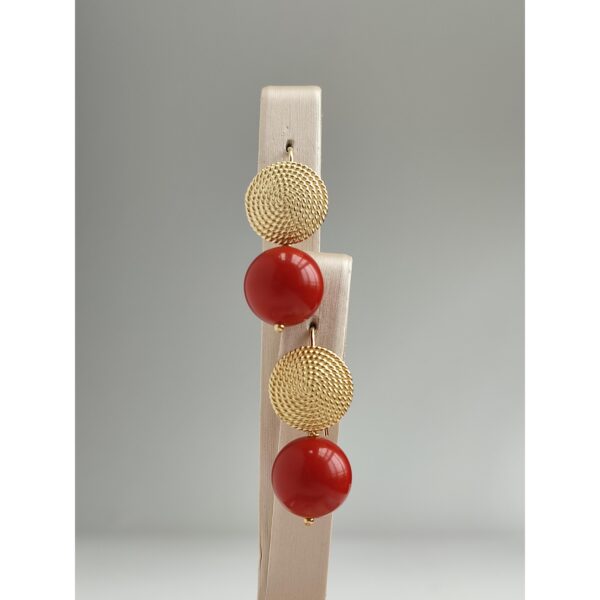 Cercei passione din coral de bambus 3 Cercei passione din coral de bambus 3