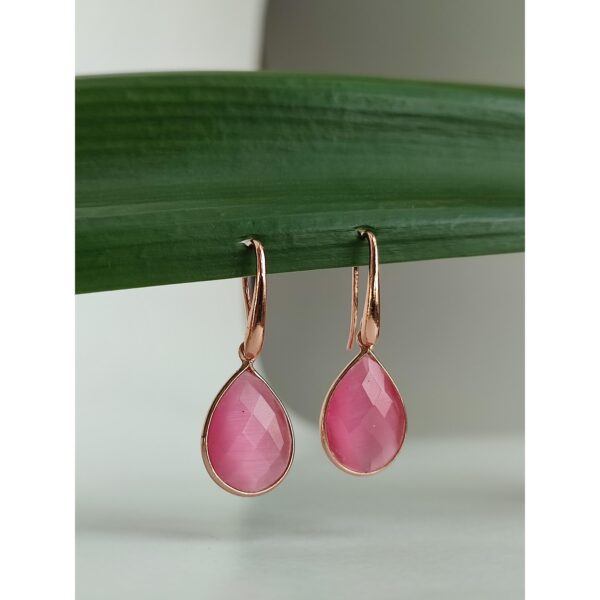 Cercei roua din agat roz or1808 1 Cercei roua din agat roz or1808 1