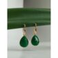 Cercei roua din agat verde smarald or1816 1