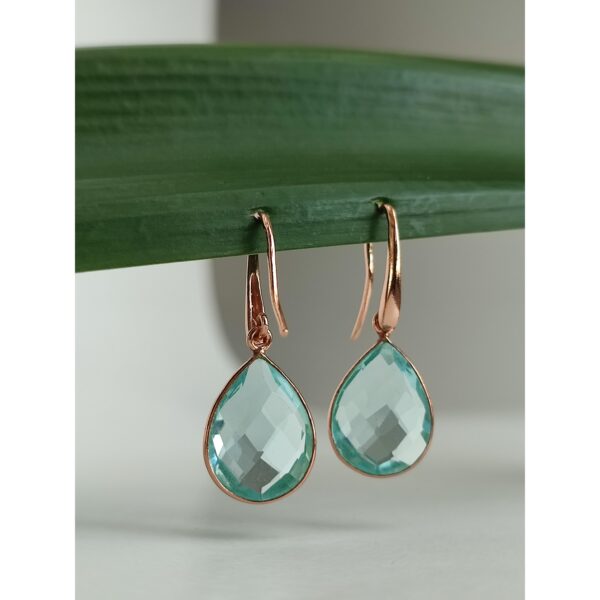 Cercei roua din cuart albastru celest or1894 2 Cercei roua din cuart albastru celest or1894 2