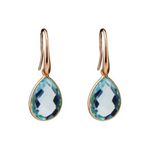 Cercei roua din cuart albastru celest or1894