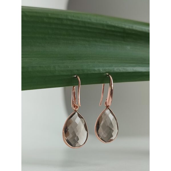 Cercei roua din cuart fumuriu or1811 1 Cercei roua din cuart fumuriu or1811 1