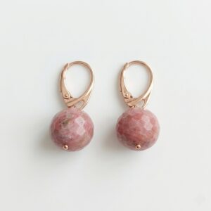 Cercei vision din rodonit 3