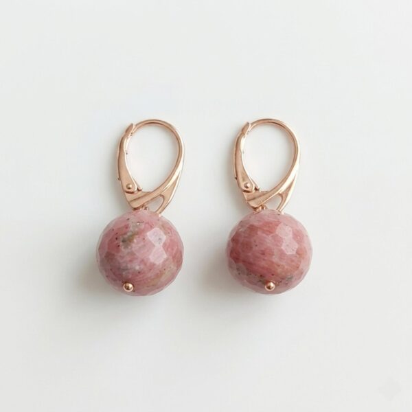 Cercei vision din rodonit 3 Cercei vision din rodonit 3