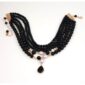 Choker dream din agat negru si perle