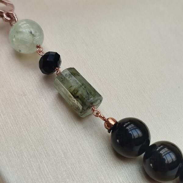 Colier clarity din agat negru si cuart 1 Colier clarity din agat negru si cuart 1