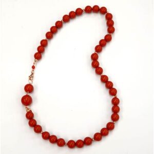 Colier clarity din coral de bambus