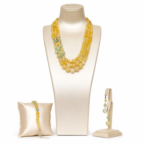 Set dream din agat galben si cuart 1 Set dream din agat galben si cuart 1