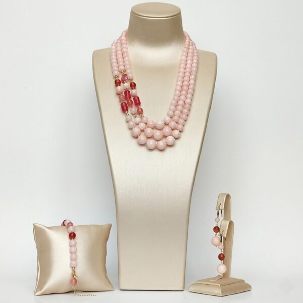 Set dream din jad roz si cuart 1 Set dream din jad roz si cuart 1