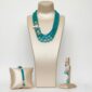 Set dream din jad verde acvatic si perle 1