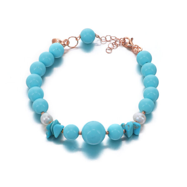 Bratara dream din turcoaz si perle