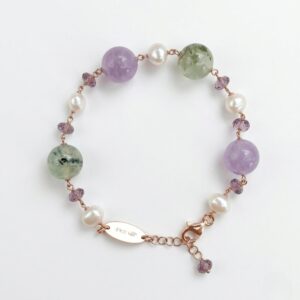 Bratara emotion din jad perle si cuart 3