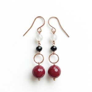 Cercei gioia din agat si cuart 5