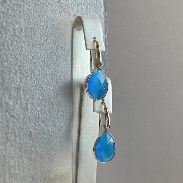 Cercei roua din agat albastru or1866 1 Cercei roua din agat albastru or1866 1