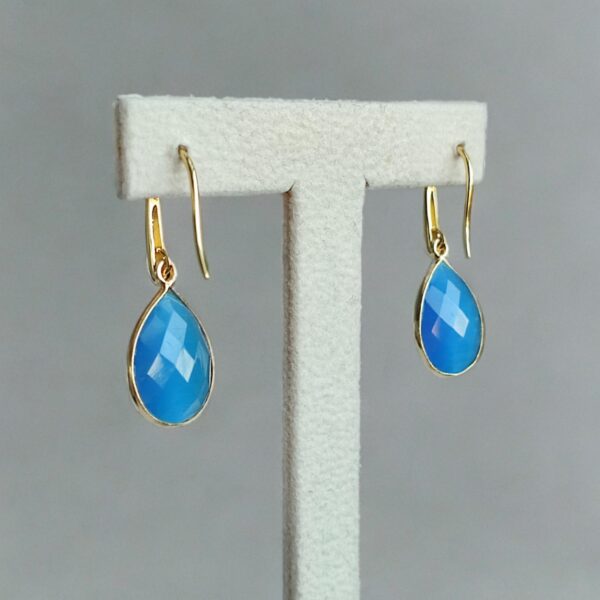 Cercei roua din agat albastru or1866 3 Cercei roua din agat albastru or1866 3