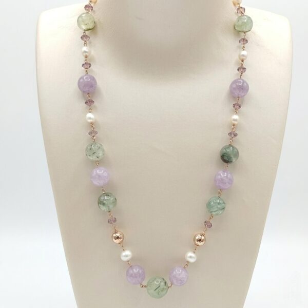 Colier emotion din jad perle si cuart 1 Colier emotion din jad perle si cuart 1