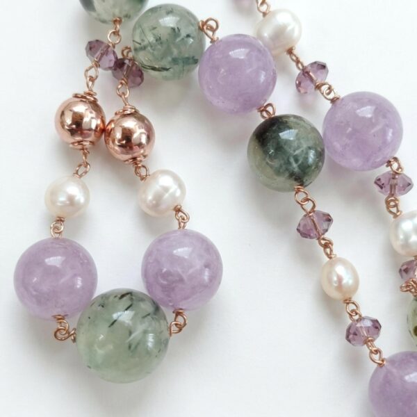 Colier emotion din jad perle si cuart 2 Colier emotion din jad perle si cuart 2