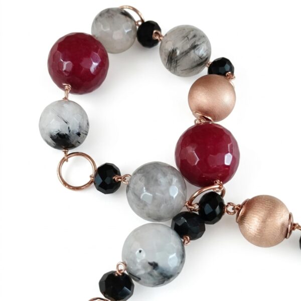 Colier gioia din agat si cuart 1 Colier gioia din agat si cuart 1