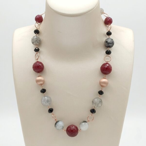 Colier gioia din agat si cuart 2 Colier gioia din agat si cuart 2