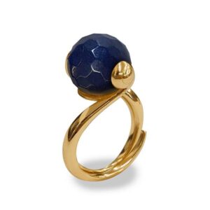 Inel essence cu agat albastru