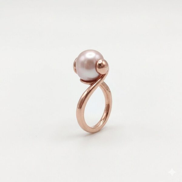 Inel essence cu perla gri 3 Inel essence cu perla gri 3