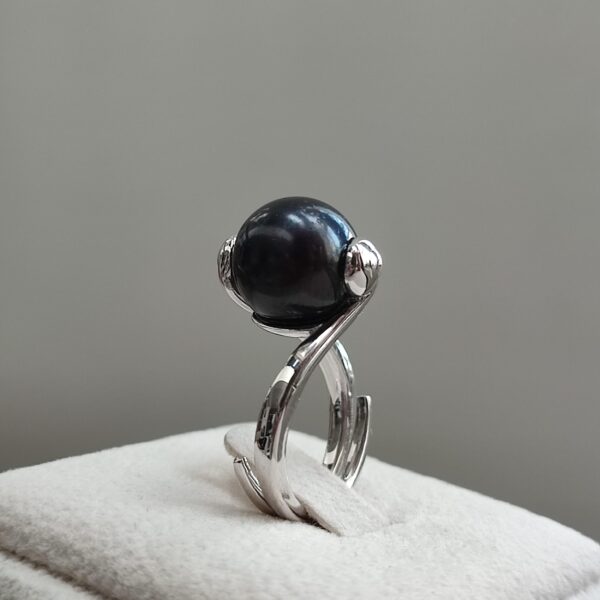 Inel essence cu perla neagra 1 Inel essence cu perla neagra 1