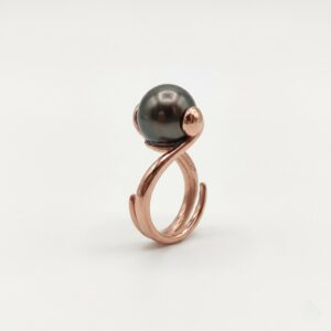 Inel essence cu perla neagra an350 4