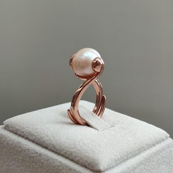 Inel essence cu perla roz 1 Inel essence cu perla roz 1