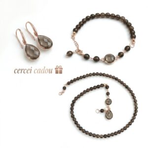 Set lilou din cuart fumuriu